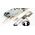 Κλειδαριά Mortise TESA 85-50 mm, επινικελωμένη