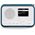 Radio Sangean Sangean WFR-39 Internet Taschenradio Internet, DAB, UKW Internetradio, UKW, WLAN Spotify, Weckfunktion, wiederaufladbar Weiß, Blau (A500466)