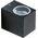 Kinkiet Azzardo Azzardo Rimini 1 AZ4267 kinkiet lampa ścienna zewnętrzna 1x35W GU10 czarny