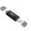 C-TECH αναγνώστης καρτών UCR-02-AL, USB 3.0 TYPE A/ TYPE C, SD/micro SD