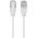 Ubiquiti UACC-Cable-Patch-EL-C6A-2M-W καλώδιο δικτύου Ημιδιαφανές, Λευκό Cat6a