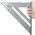 Aptel Aluminiowy KĄTOWNIK 45/90 Stopni srebrny NZ27