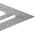 Aptel Aluminiowy KĄTOWNIK 45/90 Stopni srebrny NZ27