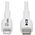 Tripp Lite M102AB-01M-WH καλώδιο Lightning 1 m Λευκό