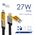 Καλώδιο USB A + USB τύπου C / USB τύπου C + Lightning 1μ AK-USB-57 65W