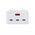 Φορτιστής USB AK-CH-25 USB-A + 3x USB-C PD 5-28V / max. 5A 140W Quick Charge 3.0 GaN