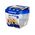 Sistema 760ml Μικρό Μπολ 4 Πακέτο, Μπολ, Στρογγυλό, 0.76 L, Μπλε, Διαφανές, Πολυπροπυλένιο (PP), Νέα Ζηλανδία