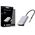 Αναγνώστης καρτών Conceptronic BIAN09G USB 3.2 Gen 2 Type-C Γκρι