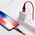 Kabel USB Hoco USB-A - Lightning 1 m Czerwony (6931474710536)