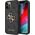 Guess Guess GUHCP12M4GMGGR iPhone 12/12 Pro 6,1" szary/grey hardcase 4G Big Metal Logo