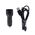 Maxlife MXCC-01 car charger 1x USB 2.1A black + USB-C cable 5900495863348