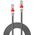 Lindy Καλώδιο Patch Cat6(A) SSTP / S/FTP PIMF γκρι 0.30m 10Gbit (45350)