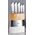 Richardson Sheffield FUSION - 5 pc knife block - white
