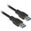 Kabel USB EFB USB-A - USB-A 3 m Czarny (K5280SW.3)