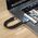 Kabel USB Techly USB-C - USB-C 0.12 m Czarny (ICOC USBC-FL-U322)