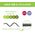 Techly Kabel sieciowy USB-A na Gigabit Ethernet RJ45 3m
