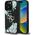 Etui Guess Grained Roses Big 4G logo do  iPhone 16 Pro czarny