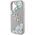 Etui Guess Grained Roses Big 4G logo do  iPhone 16 fioletowy