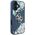 Etui Guess Grained Roses Big 4G logo do  iPhone 16 niebieski