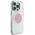 Etui Guess IML Metal Colored Circle      Classic Logo MagSafe do iPhone 16 Pro Max różowy