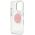 Etui Guess IML Metal Colored Circle      Classic Logo MagSafe do iPhone 16 Pro Max różowy
