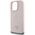Etui Guess Grained Hot Stamp Peony       Triangle Logo MagSafe do iPhone 16 Pro Max różowy