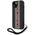 Etui Karl Lagerfeld Saffiano Athleisure  Stripes Cord do iPhone 15 czerwony