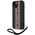 Etui Karl Lagerfeld Saffiano Athleisure  Stripes Cord do iPhone 15 czerwony