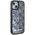 Etui Karl Lagerfeld Liquide Glitter      Monogram Gradient do iPhone 15 czarny