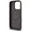 Etui Guess Grained Hot Stamp Peony       Triangle Logo MagSafe do iPhone 16 Pro brązowy