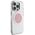 Etui Guess IML Metal Colored Circle      Classic Logo MagSafe do iPhone 16 Pro różowy
