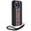 Etui Karl Lagerfeld Saffiano Athleisure  Stripes Cord do iPhone 15 Pro Max czarno-czerwony