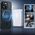 ESR ESR CLASSIC HYBRID HALOLOCK MAGSAFE & TEMPERED GLASS IPHONE 16 PRO FROSTED BLACK