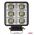 Lampa robocza szperacz led awl60 69w 6500k 7200lm 12v 24v amio-04201