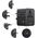 Ładowarka sieciowa USAMS Travel Adapter  CC308 USB-C + USB-A 17W 4w1 US/AU/EU/UK czarny