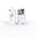 XO cabel NB276 4w1 USB-C - Lightning + USB - USB-C 60W 1,0m szary 6920680857784