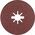 Bosch BOSCH FIBRA KRĄŻEK X-LOCK METAL 125 gr. 80 R781 /25szt. B2608621796