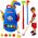 Zestaw Do Gry W Golfa Wózek 3 Kije 2 Chorągiewki 4 Piłeczki LEAN Toys