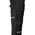 Spodnie robocze Mix&Match, 4 way stretch, z kaburami, Cordura, czarne, rozmiar XXL