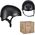 Nils Extreme MR290+H230 KASK Z OCHRANIACZAMI ZESTAW CZARNY ROZM. S NILS EXTREME