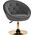 Activeshop 4Rico fotel obrotowy QS-BL12G aksamit szary