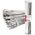 Opaski zaciskowe metalowe ze stali nierdzewnej 7.9x600mm 100 szt. amio-04327