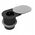 Gniazdo meblowe ?6cm, wpuszczane w blat z przesuwną pokrywką, ładowarką USB i przewodem 1,9m, 1x2P+Z (French), 1xUSB (typ A+C| PD20W), srebrne