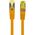PATCHCORD ΚΑΤ.6A S/FTP LSZH CU 15M ΠΟΡΤΟΚΑΛΙ FLUKE PASSED LANBERG