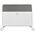 Θερμαντήρας ELECTROLUX ECH/AT-2000 3AI-W EEC, ισχύς 2000W, 640 x 420 x 110 mm, θερμαινόμενη περιοχή έως