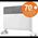 Θερμαντήρας ELECTROLUX ECH/AT-2000 3AI-W EEC, ισχύς 2000W, 640 x 420 x 110 mm, θερμαινόμενη περιοχή έως