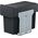 Kosz na pranie Hailo HAILO Built-in waste bin EcoLine Design L / 2x14L / black 030310100