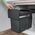 Kosz na pranie Hailo HAILO Built-in waste bin EcoLine Design L / 2x14L / black 030310100