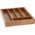 Excellent Houseware Organizer na sztućce rozsuwany bambusowy
