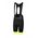 Κοντό κολάν Vortice BLACK/FLUO YELLOW/REFLEX - L